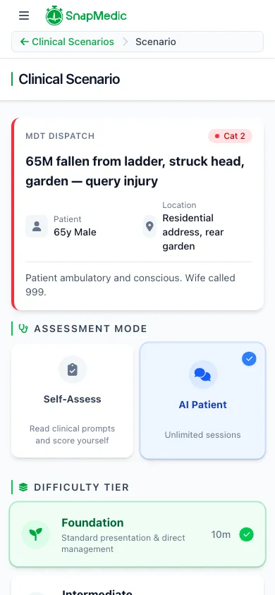 OSCE dispatch information screen