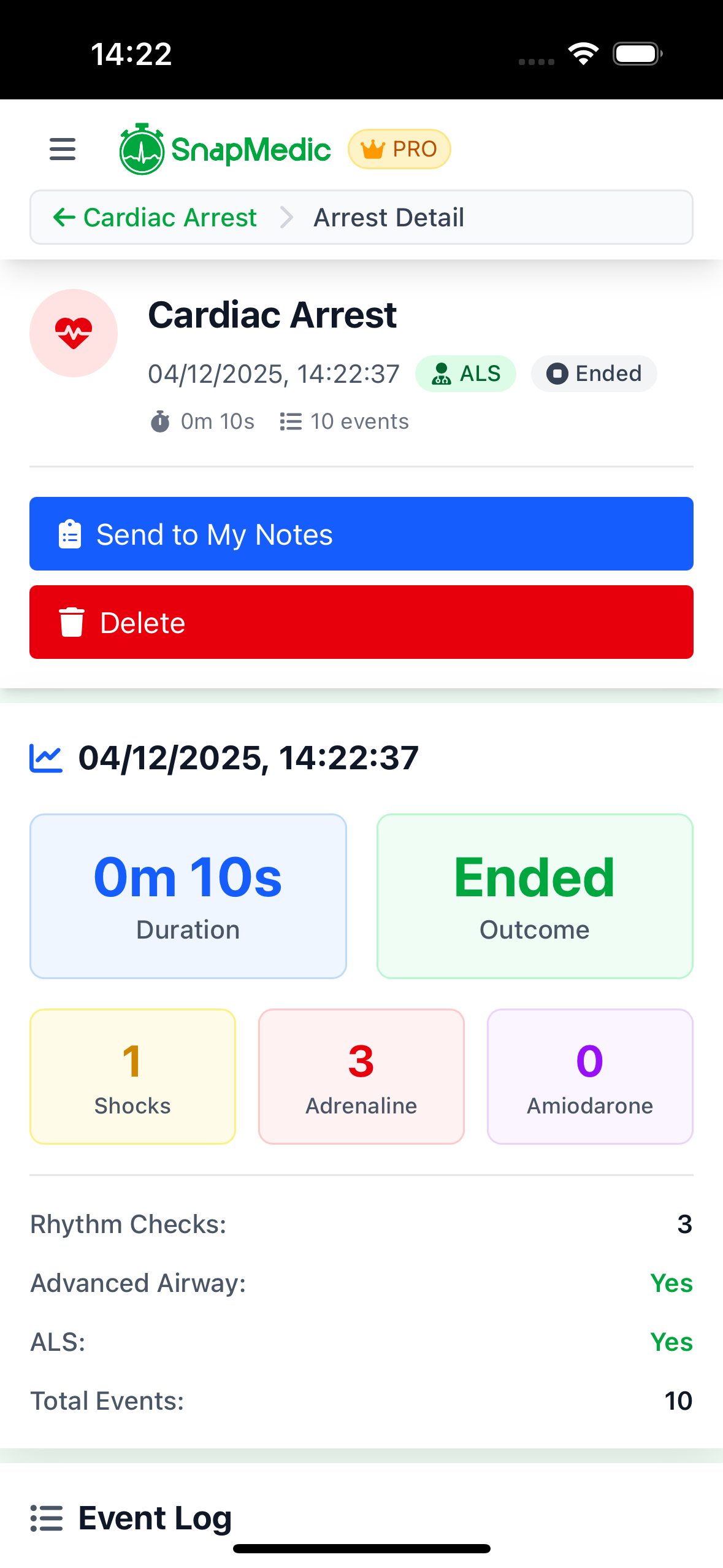 Arrest History Detail